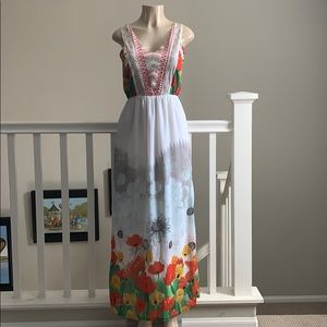 Alberto Makali Maxi floral dress size Small